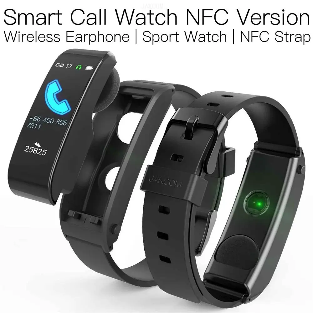 Фото Смарт-часы JAKCOM F2 версия NFC новый продукт как браслет realme band 2 b6 4 c часы life |