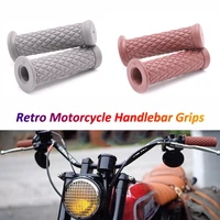 universal vintage motorcycle grips 22mm 78 handlebar rubber covers hand grip for ktm honda cafe racer royal enfield triumph