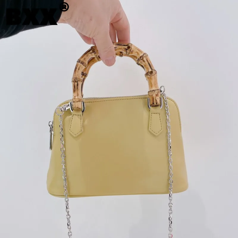 

[BXX] простые однотонные сумки через плечо из искусственной кожи для женщин 2021 Осенняя брендовая сумка через плечо трендовая Роскошная сумоч...