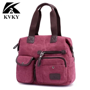 KVKY 2019 новая Холщовая Сумка, женские сумки, сумки-мессенджеры, модные женские сумки на плечо, дизайнерские сумки через плечо с клапаном, женская сумка