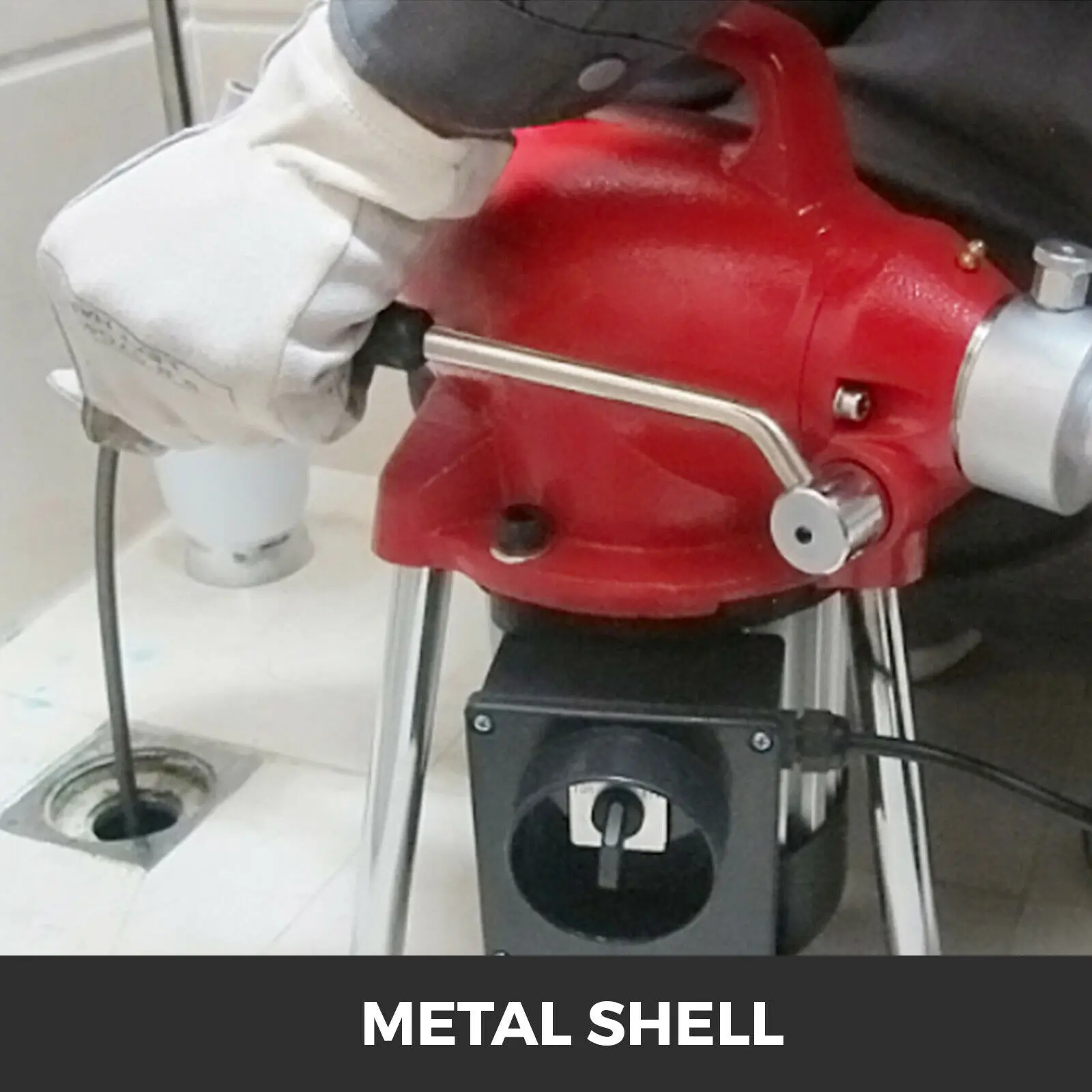 値段 Vevor-電気排水機400W,500W,カッターおよびスパイラルスプリングケーブル付き,断面パイプ,洗浄機,400 Rpm