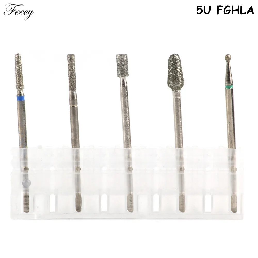 S05-5U-FGHLA Алмазная фреза для маникюра, электрическая вращающаяся фреза для ногтей, фрезы для маникюра, фрезы для ногтей, фрезы для педикюра, кутикулы - Цвет: S05-5U-FGHLA