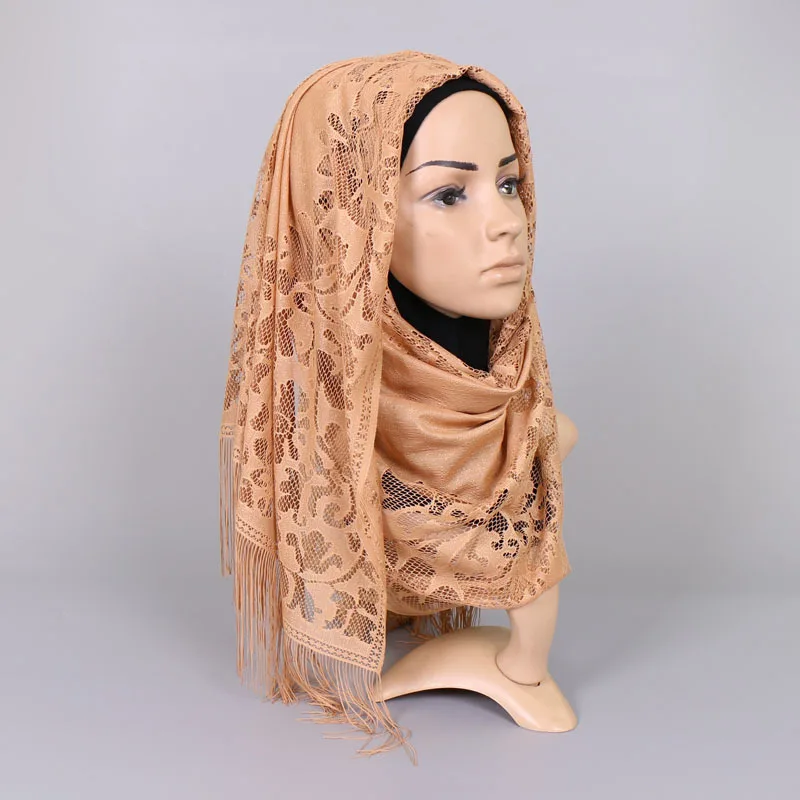 Элегантная Свадебная шаль с кисточками Женская Новинка однотонный ажурный