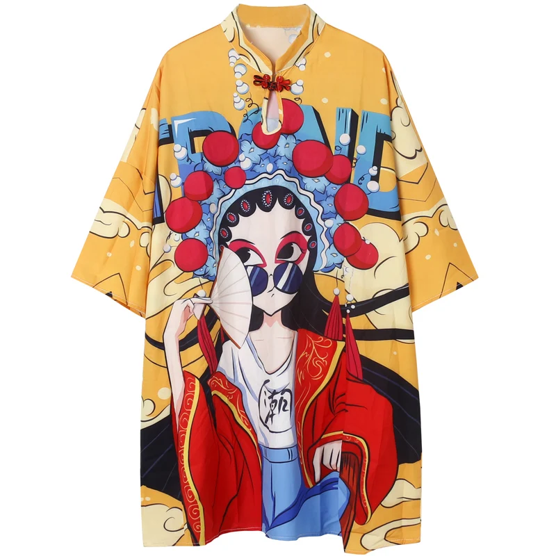 Новое улучшенное платье Чонсам для молодых девушек свободное женское большого