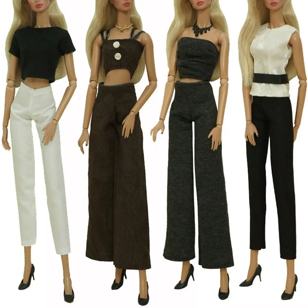 

Новейшая кукла, модное эластичное платье, повседневная одежда ручной работы, одежда для девочек 30 см, аксессуары для кукол, «сделай сам», под...