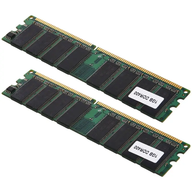 2x1GB PC3200 non-ECC DDR 400MHz High Density MEMORY 184-pin DIMM RAM | Компьютеры и офис
