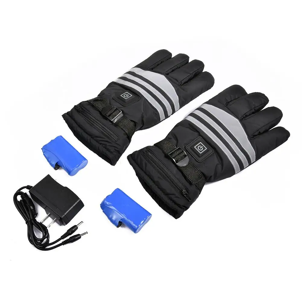 

Motorcycle Heated Gloves Touch Screen Gloves Rechargeable Heating Warm Winter Outdoor Cycling Windproof Waterproof Gloves