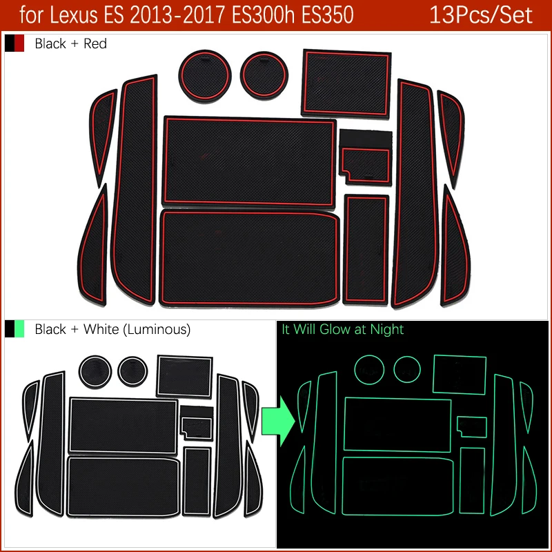 Нескользящий коврик для ворот резиновые подставки Lexus ES ES250 ES300h ES350 2013 до 2017 XV60 250
