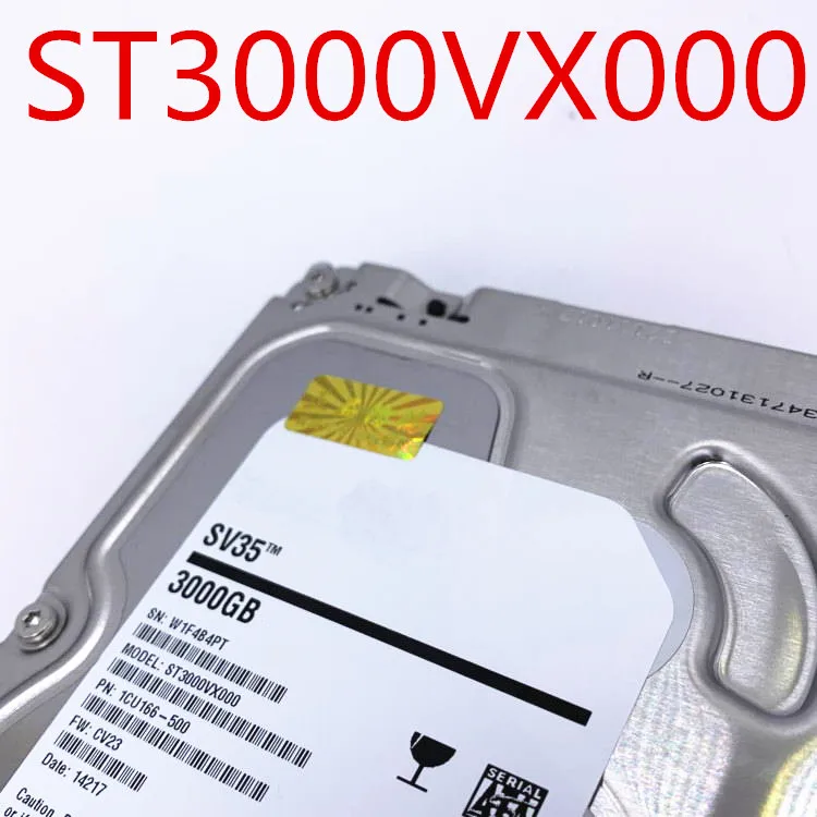 

100%New In box 3 year warranty ST3000VX000 3TB 7.2K 64MB Need more angles photos, please contact me