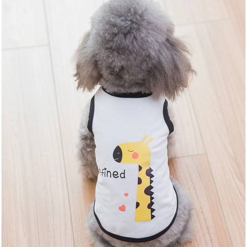 Летняя тонкая секция собачьей одежды для маленькой борющейся собачки Тедди-медведя, дышащий жилетик для домашних животных весенней одежды.