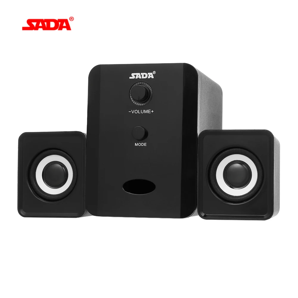 Bluetooth Колонка SADA Проводная с сабвуфером и поддержкой Bluetooth|Портативные колонки| |