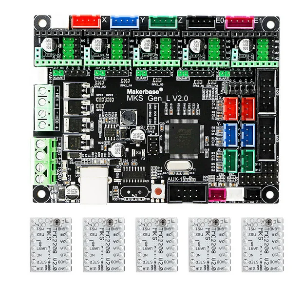 Материнская плата MKS GEN_L V1.0 детали для принтера MKS3D TEVO Tornado ForTarantula Pro с драйвером A4988
