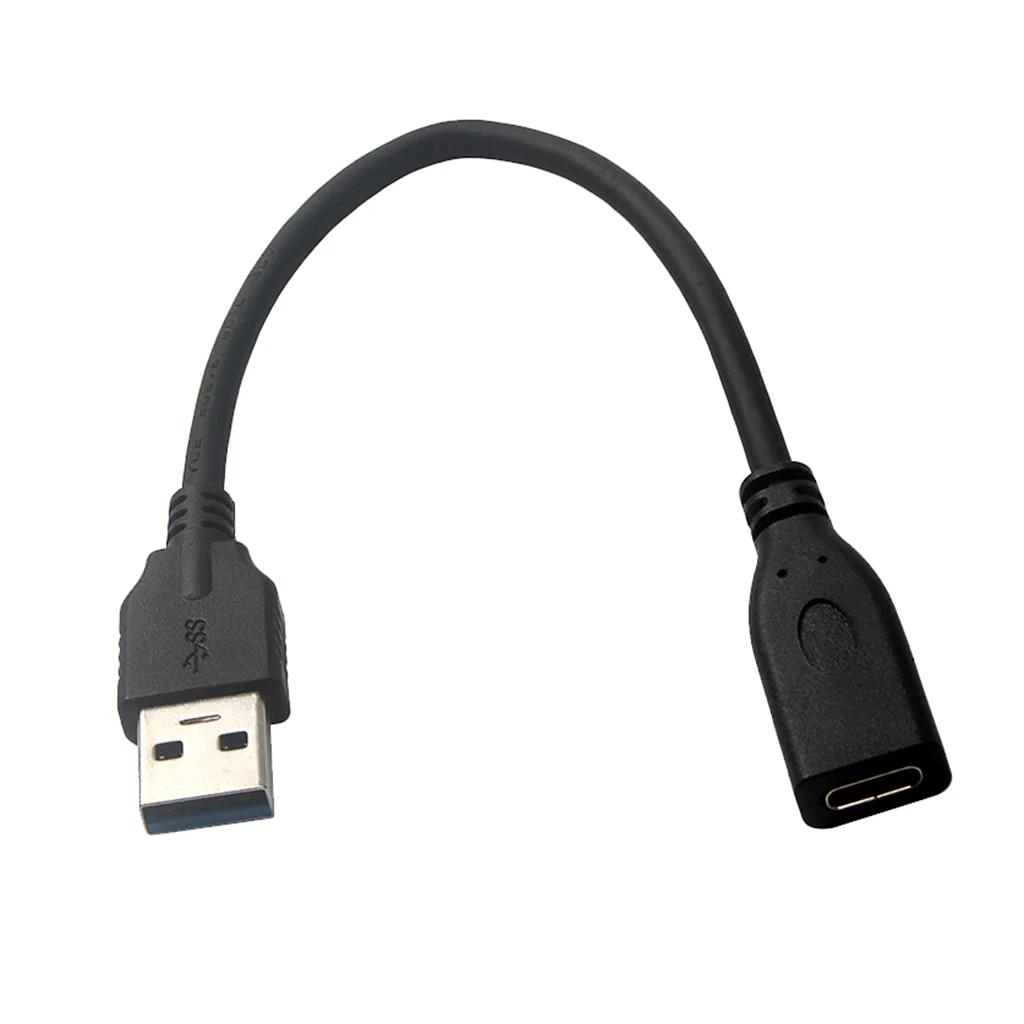 

7.87inch USB 3.0 Male To USB 3.1 C Female Cable Adapter Sync Cord Connector