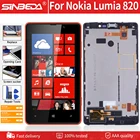 Сенсорный ЖК-экран 4,3 дюйма, для NOKIA Lumia 820, с рамкой, дигитайзер для NOKIA Lumia 820