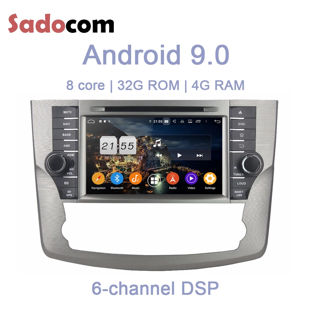 Android 9 0 для Toyota Avalon 2011 2012 4 Гб RAM автомобильный DVD мультимедийный плеер Wifi радио GPS