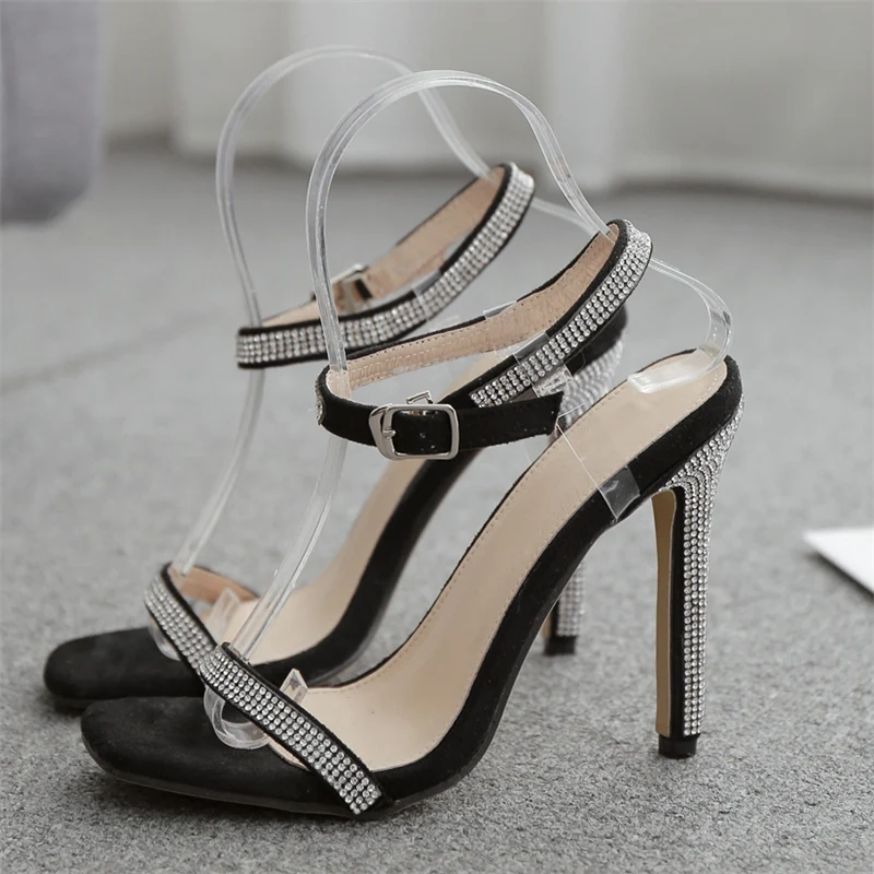 2020 г. женские блестящие сандалии на платформе и высоком каблуке 11 5 см Женская