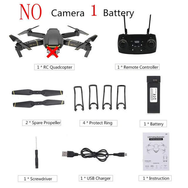 No Camera Black 1B Global GW89 Радиоуправляемый Дрон с камерой 1080P HD Wifi FPV Gesture Фото Видео удержание высоты складной Радиоуправляемый квадрокоптер для начинающих VS E58 - Цвет: No Camera Black 1B