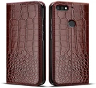 Чехол для Huawei Y6 2018, чехол 5,7 дюйма, ATU-L21, мягкий силиконовый чехол из ТПУ с текстурой крокодила, кожаный чехол для Huawei Y6 Prime 2018, чехол