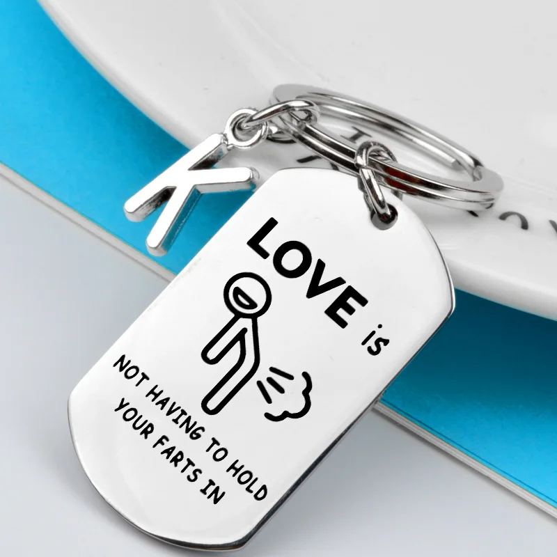 Брелок LOVE Is Not Havig для хранения ваших лапок в ключе мужа жены пары брелоков