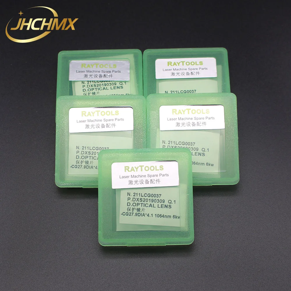 JHCHMX Raytools оригинальные оптические линзы защитные окна 211LCG0037 27,9* 4.1mm1064nm 6 кВт керамическое кольцо для Raytools лазерная головка