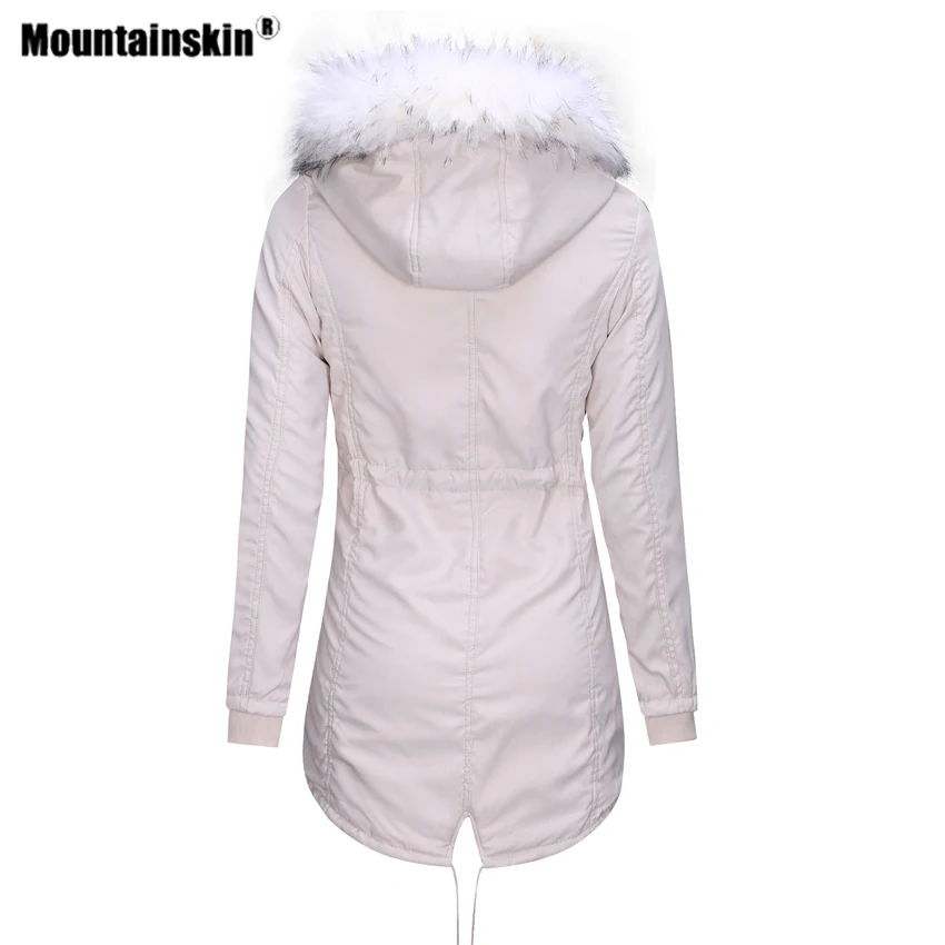 Женская зимняя куртка Mountainskin с флисовой подкладкой теплая парка для занятий