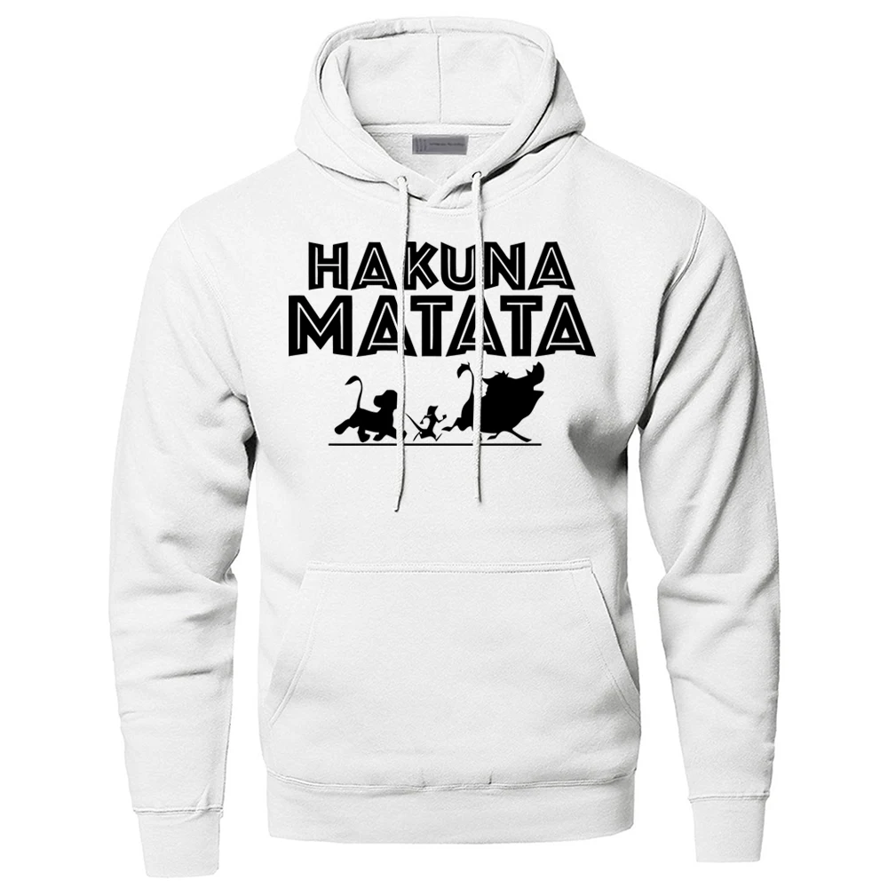 Толстовка с капюшоном «Король Лев Акуна Матата», Мужская Simba толстовка с капюшоном Pumbaa Timon,, осенне-зимняя спортивная одежда с героями мультфильмов