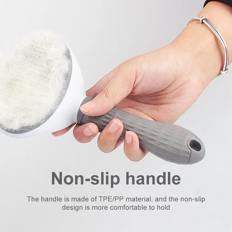 Щетка для шерсти домашних питомцев расческа из нержавеющей стали ухода за