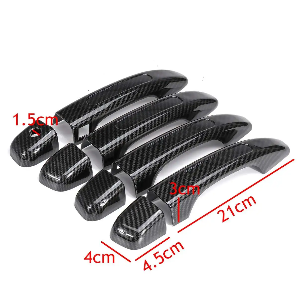 8 шт. ABS БЕСКЛЮЧЕВОЙ вход умный корпус для наружной двери крышка ручки Honda Accord 2018 2019