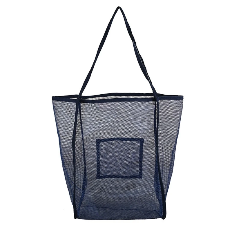 

Mesh Beach Bag Extra Large Beach Bags and Sand Toys Grocery Picnic Tote N7MF