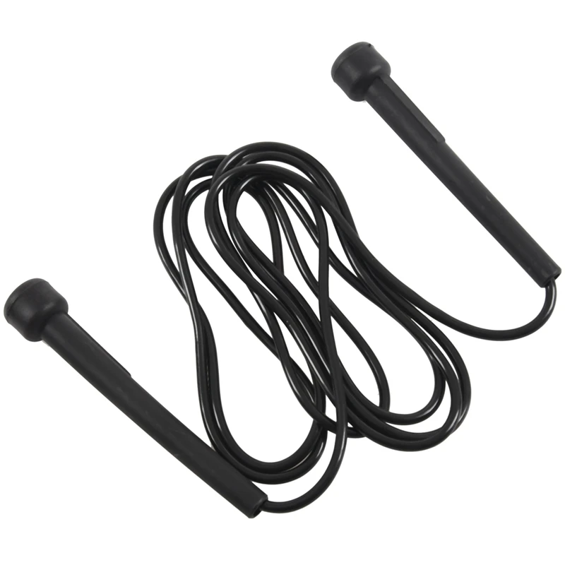 5 мм Скакалка скоростная Спортивная 2 7 м черная | Игрушки и хобби