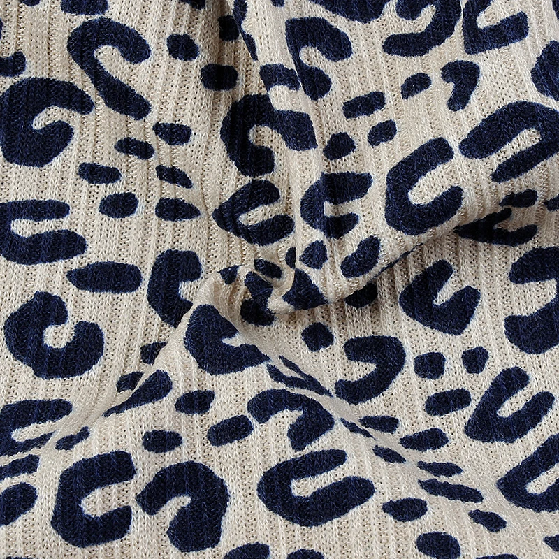 

Charm Wood Fashion Spring Winter Autumn Leopard Print Beanie Hat Cotton Skull Caps For Kids Boys Girls Children Beanies Warm