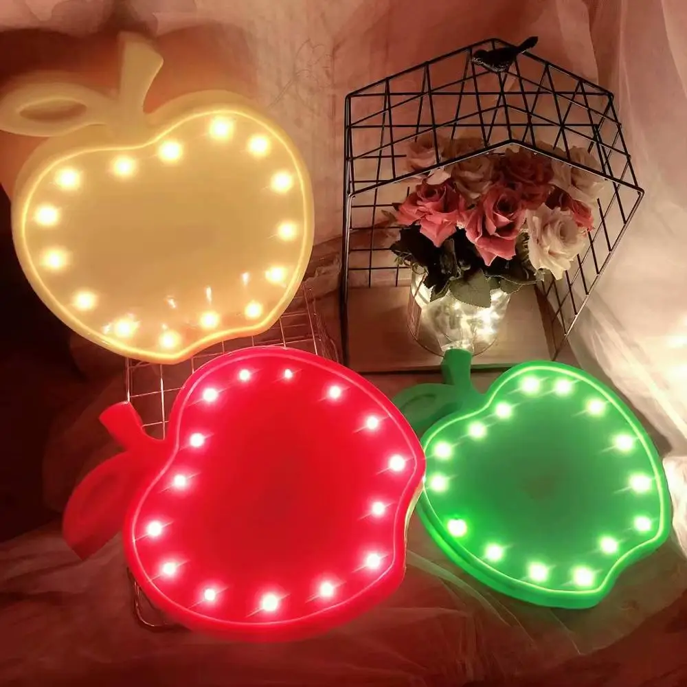 СВЕТОДИОДНАЯ Гирлянда в виде яблока рождественское освещение комнатное висячее