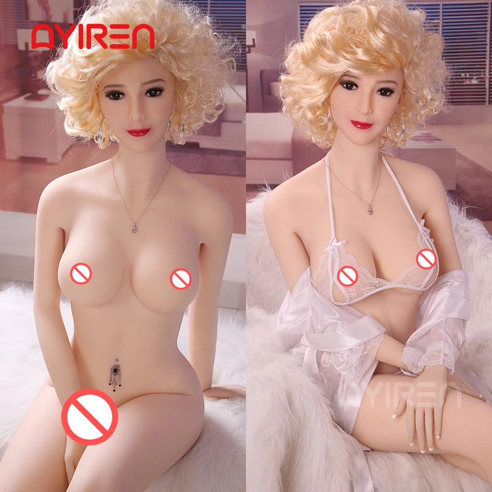 AYIREN 165cm TPE Sex Doll Blonde Beauty Sexy Hot High-Quality Soft Breasts Ass Lifelike Dolls Adult Toys for Man Masturbation - купить по
