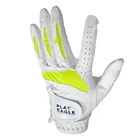 Перчатки для гольфа, женские, для левой и правой руки, дышащие, из микрофибры, из искусственной кожи