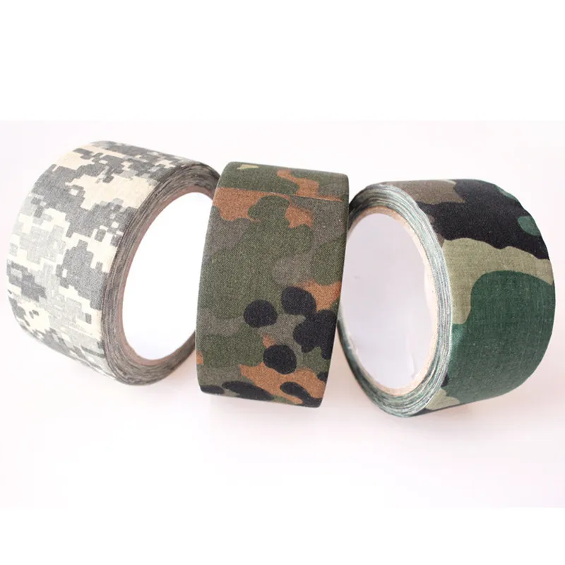 Водонепроницаемая Камуфляжная Лента самоклеящаяся прочная для кемпинга на