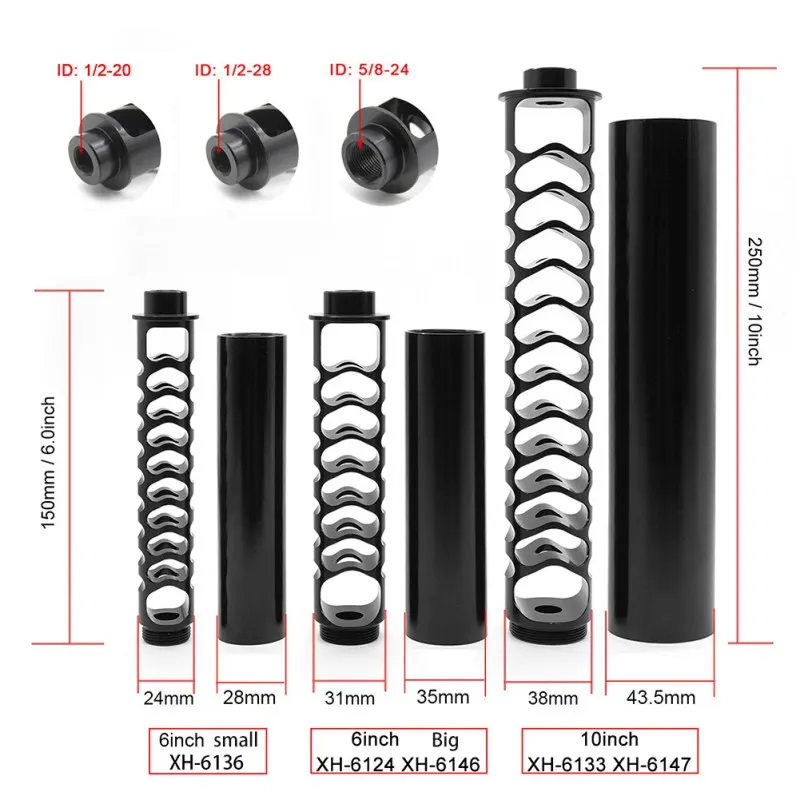 Новинка 1/2 20 28 5/8 24 6inch small big 10 дюймовый одножильный алюминиевый топливный фильтр