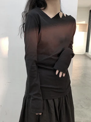 

Женское базовое пальто с длинным рукавом, черное весенне-осеннее платье, нижнее белье с асимметричной футболкой