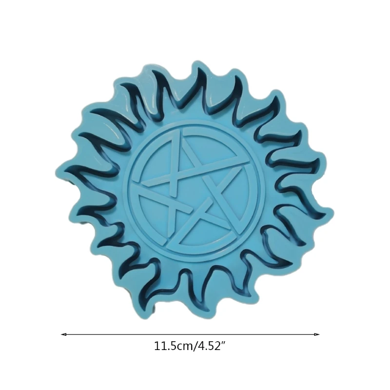 

Mars Shape Coaster Epoxy Resin Mold Cup Mat Pad Silicone Mould DIY Crafts Decorations Casting Tool