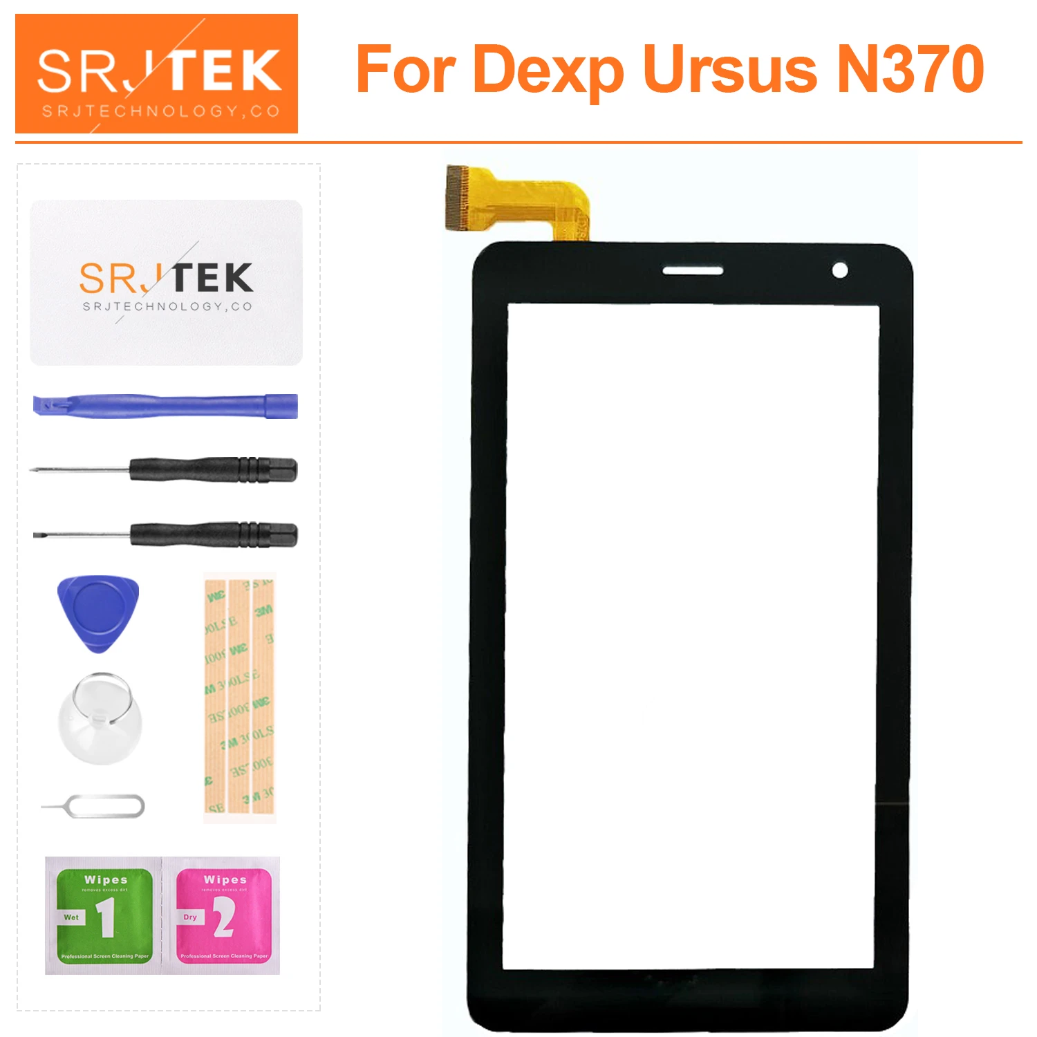 

Touch For Dexp Ursus N370 Tablet PC External Capacitive Touch Screen Digitizer Assembly Replacement Outer Glass Sensor Panel