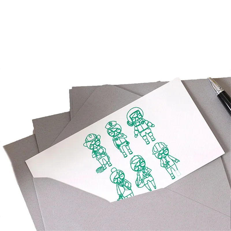 Прозрачные силиконовые штампы прозрачные для самостоятельной сборки пожарного