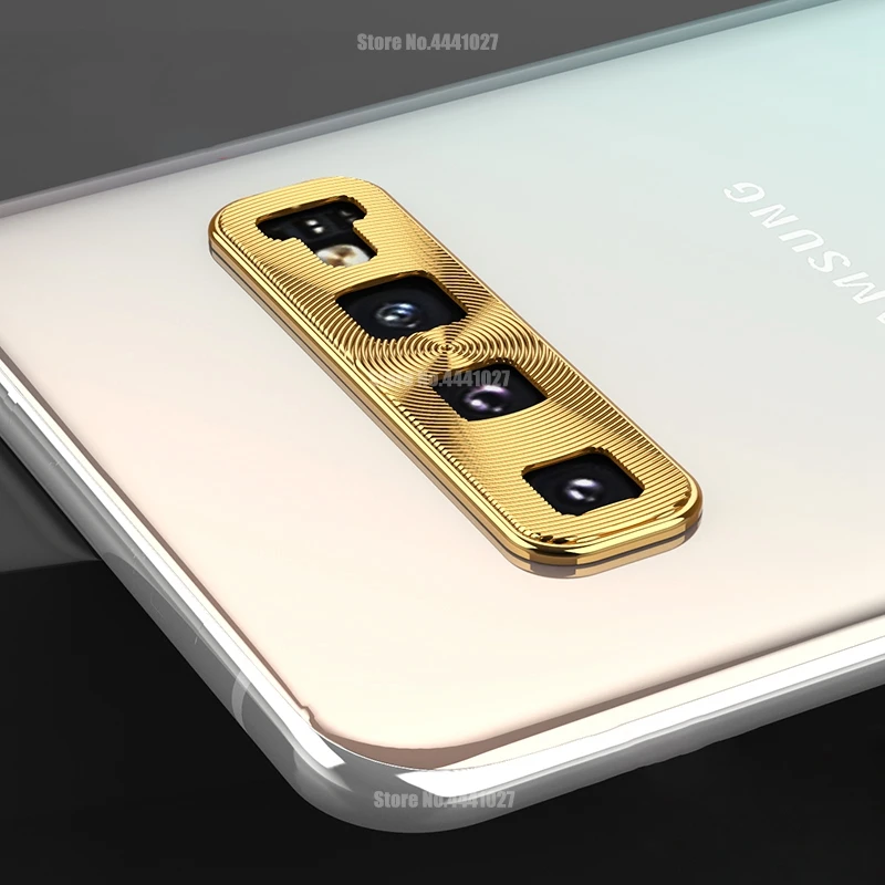 Gold Защитное кольцо для объектива камеры для samsung Galaxy S10e S10 Plus S10 металлическое покрытие Защитная крышка кольца для samsung S10E - Цвет: Gold