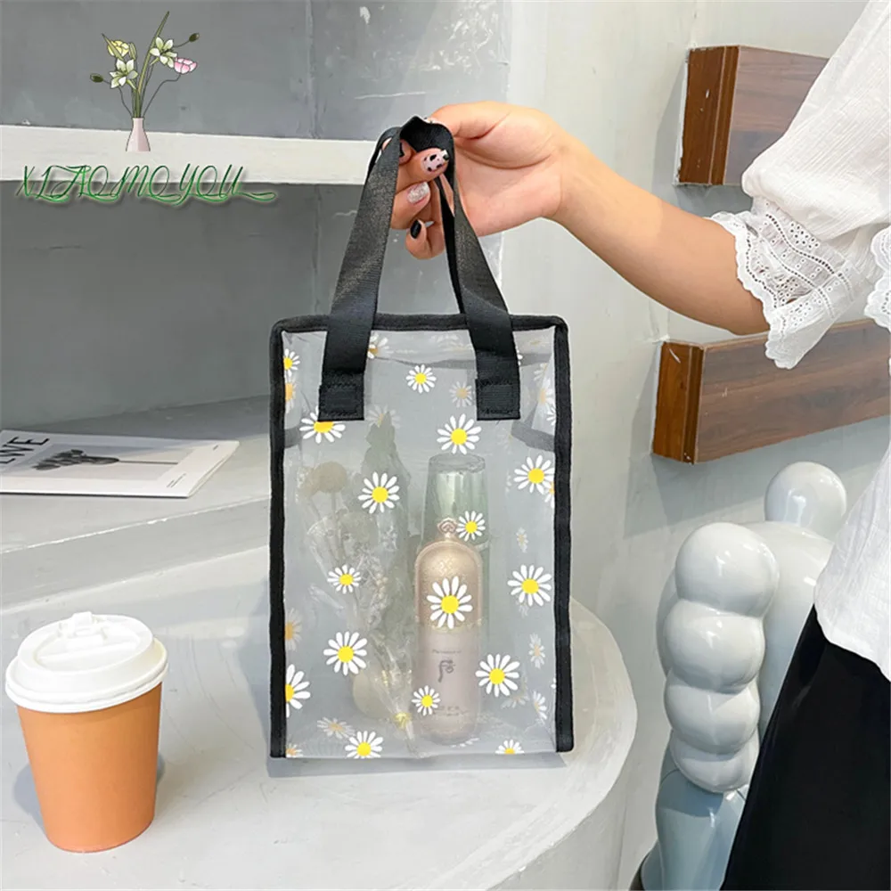 

1 Pc Stand Cosmetic Bag for Women Clear Zipper Makeup Bags Travel Female Makeup Brush Holder Organizer Toiletry Bag Sac A Main