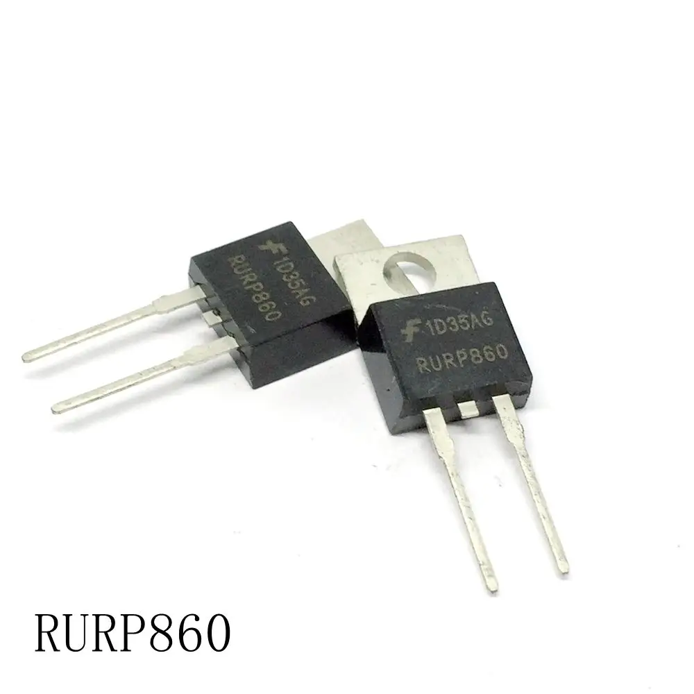 Быстровосстанавливающие выпрямители RURP860 TO 220 2 8A/600V 10 шт./лот новая