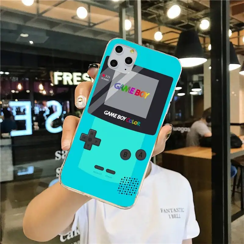 Ретро ручной Gameboy консоли тетрис чехол для телефона iphone 12 11 Pro Max Мини XS 8 7 6 6S Plus X 5S SE