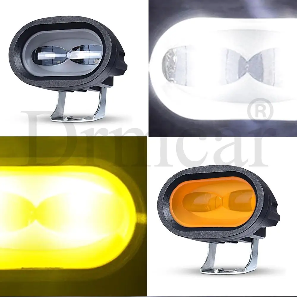 6D 20 Вт Светодиодный светильник для вождения автомобиля противотуманный Точечный