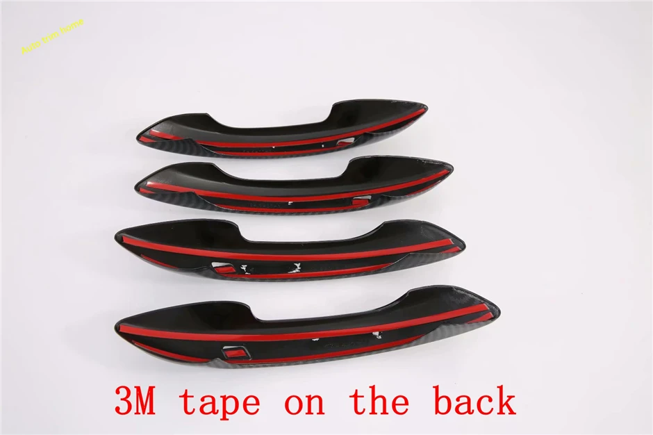 

Side Car Door Pull Doorknob Handle Cap Cover Trim For Hyundai Sonata 10th 2020 2021 Auto Accessories ABS Carbon Fiber Look