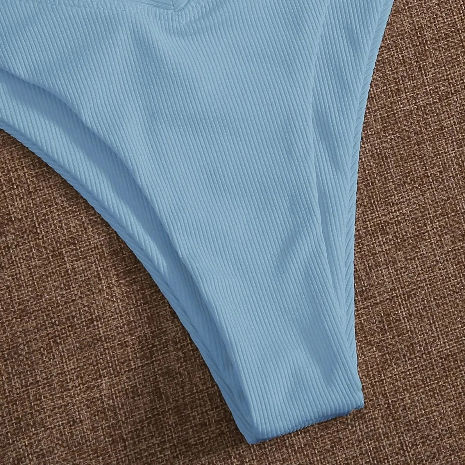 Женский купальник из двух предметов купальный костюм в морском стиле с принтом