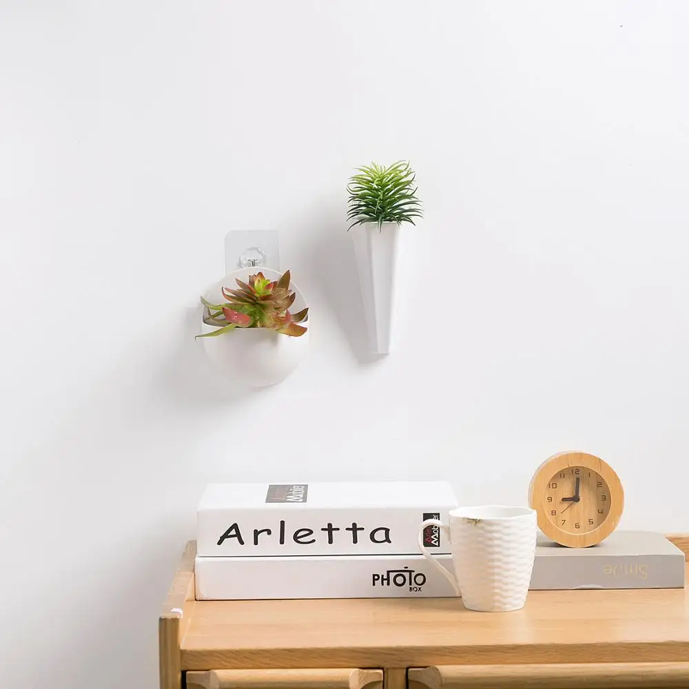 Настенный гидропонный горшок для цветов 1 шт. настенная ваза ленивых пластиковые