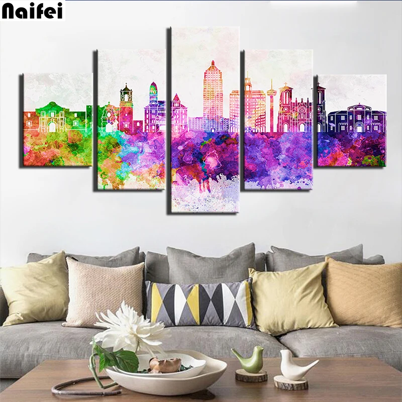 Набор для алмазной вышивки 5d картины с изображением города пейзаж |