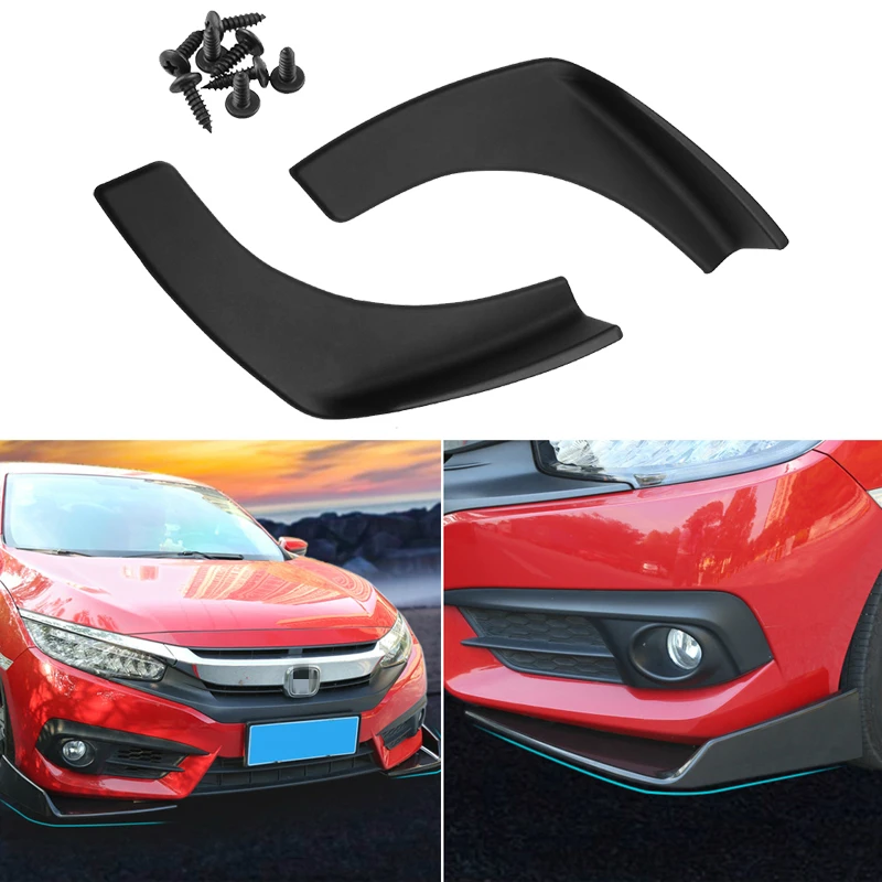 Новинка универсальный 1 пара автомобильный передний дефлектор спойлер